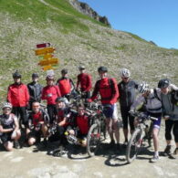 Haardbiker erobern die Alpen